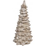 Hnědá dekorace vánoční stromek Christmas Tree 19*18*36 cm Clayre & Eef – Hledejceny.cz