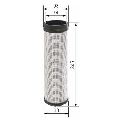BOSCH Filtr - sekundární vzduch F026400333 – Hledejceny.cz