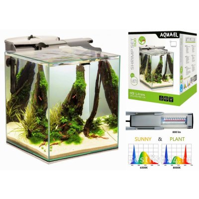 Aquael Fish&Shrimp set 35 černý Duo 49 l – Zboží Mobilmania