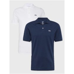 GAP Polo sada dvou pánských triček v bílé a modré