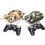 Teddies Tank Tanková bitva RC RTR 2ks 27MHZ a 40MHz maskáč 1:32 – Hledejceny.cz