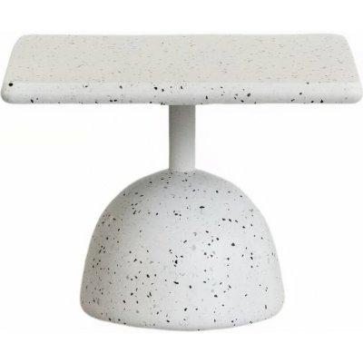 Kave Home Saura 48 x 48 cm Bílý terrazzo zahradní stolek – Hledejceny.cz