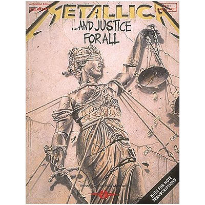 Cherry Lane Music Company Noty pro kytaru Metallica ...And Justice for All – Sleviste.cz