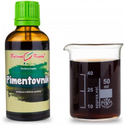 Bylinné kapky Pimentovník bylinné kapky tinktura 50 ml – Hledejceny.cz