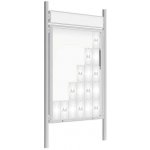 PROCITY Venkovní vitrína model 2000 30x A4, elox, včetně sloupků a záhlaví | Zboží Auto