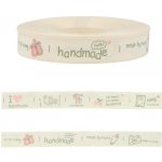 Prima-obchod Bavlněná stuha šíře 19 mm handmade, barva Béžová sv. – Zboží Dáma