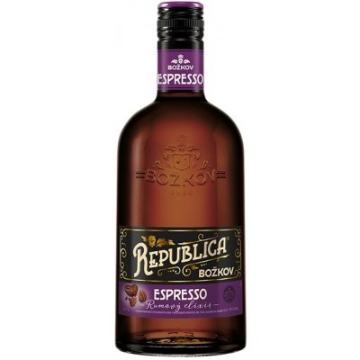 Republica Elixír Espresso Rum 35% 0,7 l (holá láhev) – Zbozi.Blesk.cz