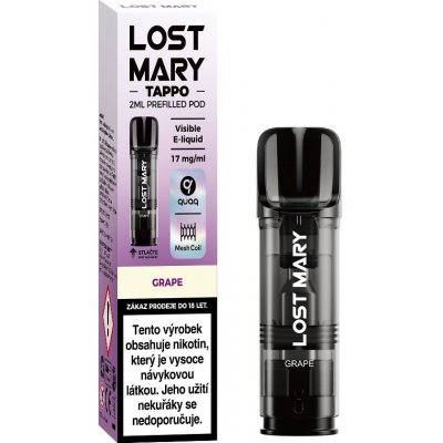 Elf Bar Lost Mary Tappo cartridge Grape 17 mg – Zboží Mobilmania