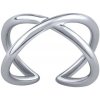 Prsteny SILVEGO Stříbrný otevřený prsten Arin infinity RMM22726