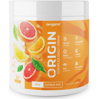 Zengana ORIGIN Complex Daily Drink citrusový mix 310 g – Hledejceny.cz