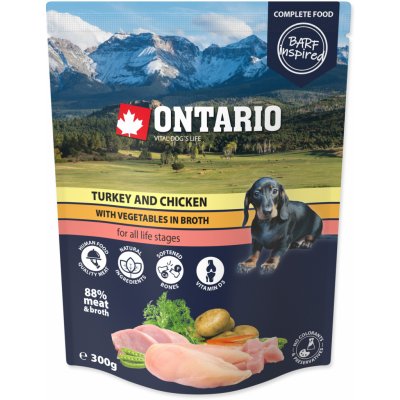 Ontario krůta+kuře se zeleninou ve vývaru 300 g – Zbozi.Blesk.cz