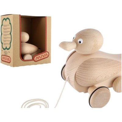 Teddies Kačer tahací přírodní 17cm v krabici 20x21x12cm – Sleviste.cz