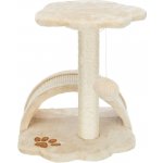 Škrábadlo Vitoria 50 cm jednopatrové s kruhovým odpočívadlem a tunelem – Hledejceny.cz