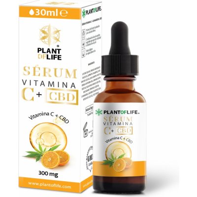 Plant of Life sérum s vitamínem C a CBD 30 ml – Zbozi.Blesk.cz