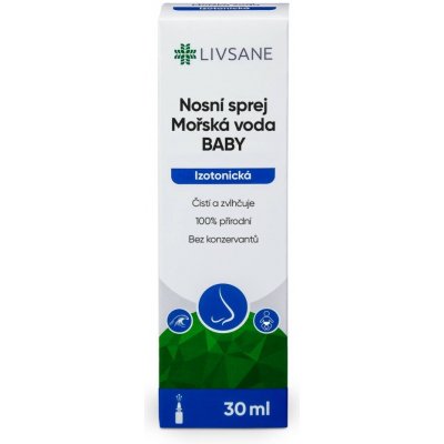 Livsane Mořská voda izotonická pro děti sprej 30 ml – Zbozi.Blesk.cz