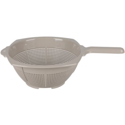 DOCHTMANN Cedník s rukojetí plastový 30cm béžový – Sleviste.cz