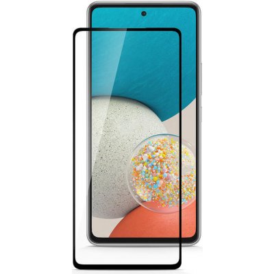 Picasee 3D ochranné tvrzené sklo s rámečkem pro Samsung Galaxy M53 5G - černé 315011 – Zboží Živě