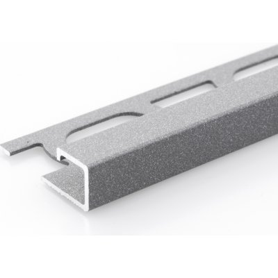 Profilpas Čtvercový ukončovací profil hliník lakovaný matná šedá 10mm 2,7m