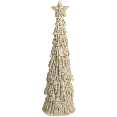 Chic Antique Třpytivý dekorační vánoční stromek Tree Verte - Ø 9*28 cm - Chic Antique – Hledejceny.cz