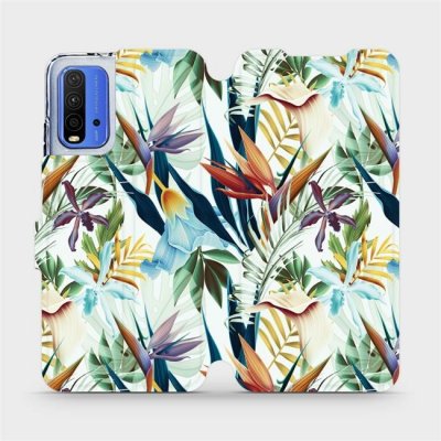 Pouzdro Mobiwear parádní flip Xiaomi Redmi 9T - M071P Flóra