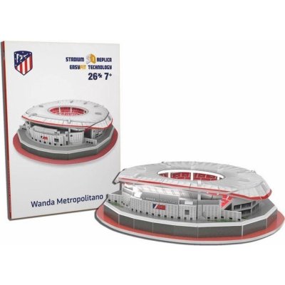 STADIUM 3D REPLICA 3D puzzle Stadion Wanda Metropolitano FC Atletico Madrid 26 ks – Zboží Mobilmania