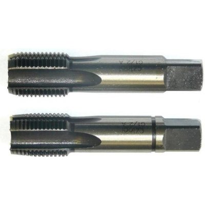G3/8 HSS sada (2ks) závitníky sadové ruční - trubkový závit 223012 lícování A – Hledejceny.cz