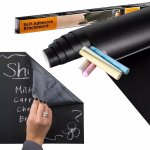 TFY STK1 Samolepící papírová tabule s křídami černá 45 x 200 cm – Zboží Živě