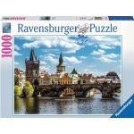 Ravensburger Praha: Pohled na Karlův most 1000 dílků – Zboží Dáma