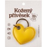 Přívěsek na klíče Srdce Žlutá – Hledejceny.cz