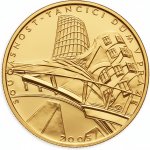 ČNB Zlatá mince 2000 Kč Tančící Dům v Praze Současnost 2005 6,22 g – Hledejceny.cz