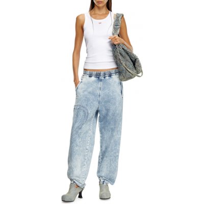 Diesel džíny D-LAB-S2 TRACK SWEAT Jeans modré – Sleviste.cz