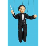 Mašek umělecká výroba loutka sádrová Dirigent 20 cm – Zboží Dáma