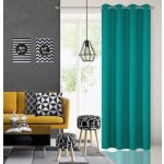 Dekorační závěs s kroužky EASY TOP tyrkysová 1x140x250 cm (cena za 1 kus) MyBestHome – Hledejceny.cz
