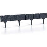 Prosperplast Zahradní palisáda Garden Stone 18,6 cm x 3,9 m antracit 5 ks – Zboží Mobilmania