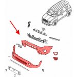 APmotos Přední nárazník JEEP RENEGADE I BU 2018-2022 FACELIFT 6XD52TZZAA – Hledejceny.cz