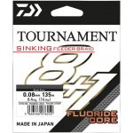 Daiwa Splétaná Šňůra Tournament Sinking Feeder Braid Grey 8+1 135 m - 0,08 mm – Zboží Mobilmania