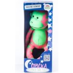 Teddies Opice svítící ve tmě růžovo-zelená – Zbozi.Blesk.cz