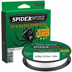 SpiderWire šňůra Stealth Smooth 12 Průhledná 150m 0,06mm 5,4kg