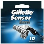 Gillette Sensor Excel 10 ks – Zboží Dáma