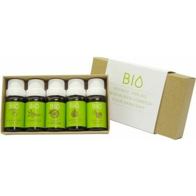 Hanscraft 100% BIO Esenciální vonný olej BIO kolekce č. 2 5 x 11 ml – Hledejceny.cz