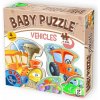 Puzzle D-Toys Baby Dopravní prostředky 4v1 2-4 dílků