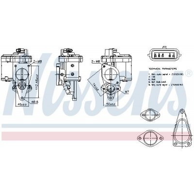 AGR-Ventil NISSENS 98272 – Hledejceny.cz