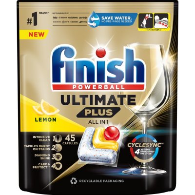 Finish Ultimate Plus All in 1 kapsle Lemon 45 ks – Hledejceny.cz