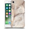 Pouzdro a kryt na mobilní telefon Apple Pouzdro Picasee silikonové Apple iPhone 8 - Cream marble čiré