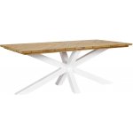 Bizzotto Ramey 240 x 100 cm s černou podnoží Masivní teakový jídelní stůl – Hledejceny.cz
