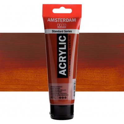 Amsterdam Standard akrylová barva 120 ml 411 Burnt Sienna – Zboží Dáma