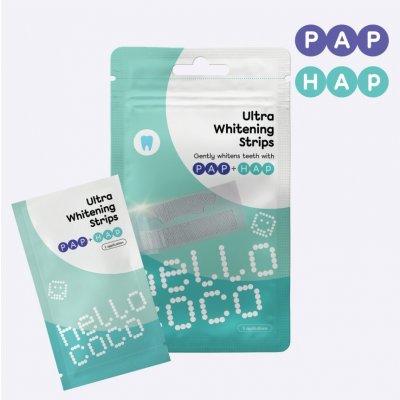 Hello Coco Ultra PAP+HAP bělící pásky na zuby 5 ks – Zboží Mobilmania