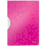 Leitz Wow A4 Zakládací desky s klipem růžové – Zboží Živě