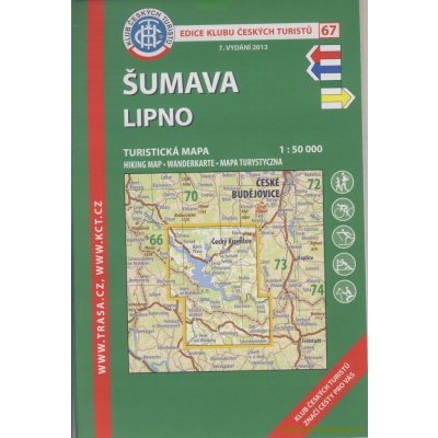 67 Šumava Lipno mapa 1:50t. – Hledejceny.cz