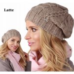 Fashionweek dámská čepice beanie šmoulinka ZIZI-A4 latte – Zboží Mobilmania